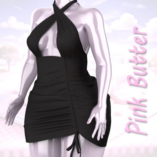 Black Rouched Dress Maitreya LaraX