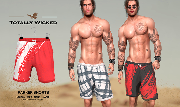 Totally Wicked - Parker shorts_C14