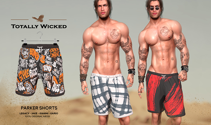Totally Wicked - Parker shorts_C13