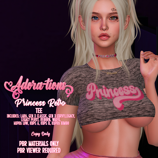 Adora-tions - Princess Retro Tee