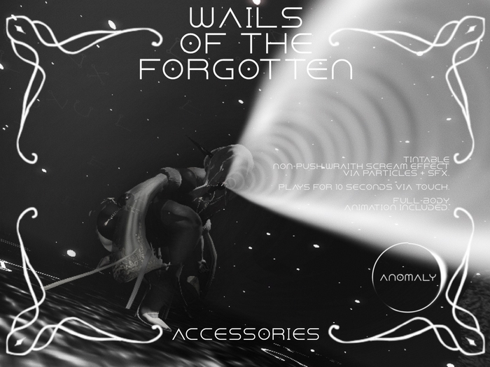 Anomaly: Wails of the Forgotten. { sonic scream. }