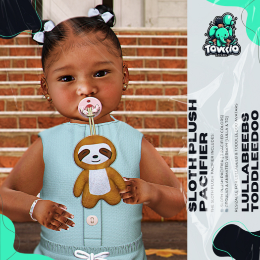 [TA]-Sloth Plush Pacifier //  FP