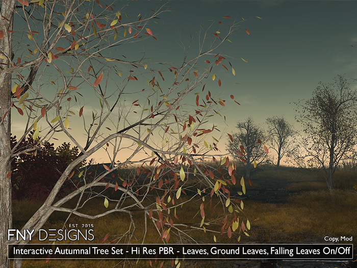 Second Life Marketplace - :FNY: Designs - Interactive Autumnal Tree ...