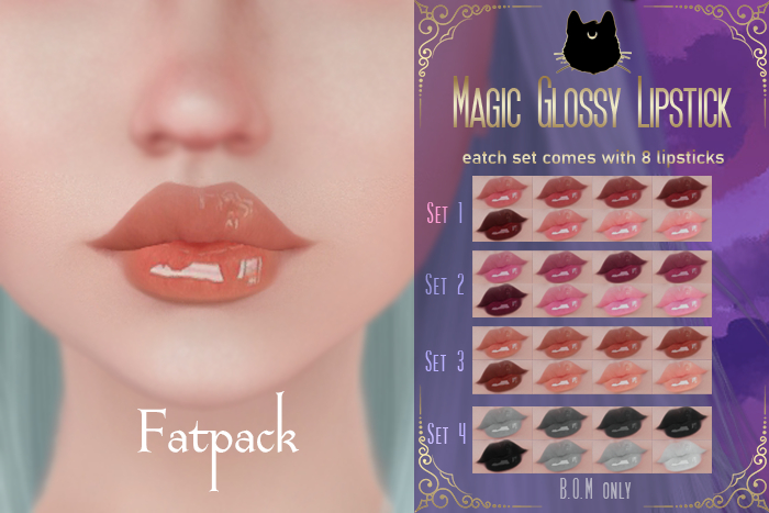 *K* Magic Glossy Lipstick - Fatpack