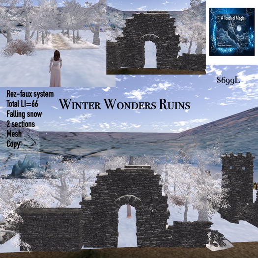 Winter Wonder ruins set -Box LI=66