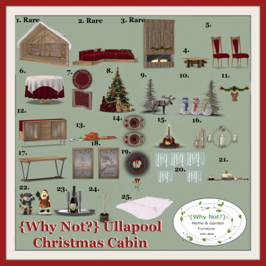 01{Why Not?} Ullapool Cabin RARE