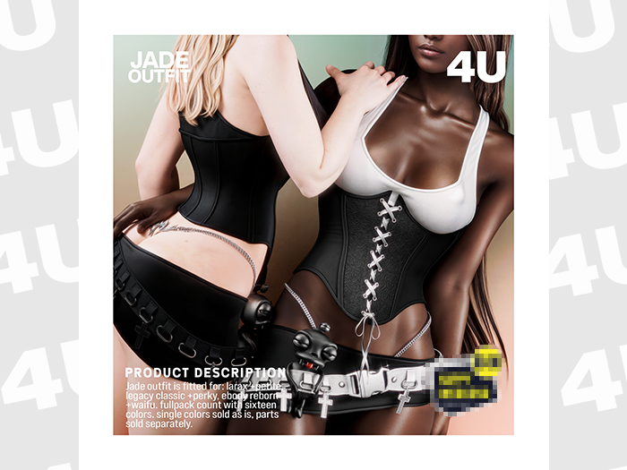 4U. Jade Corset - Fullpack