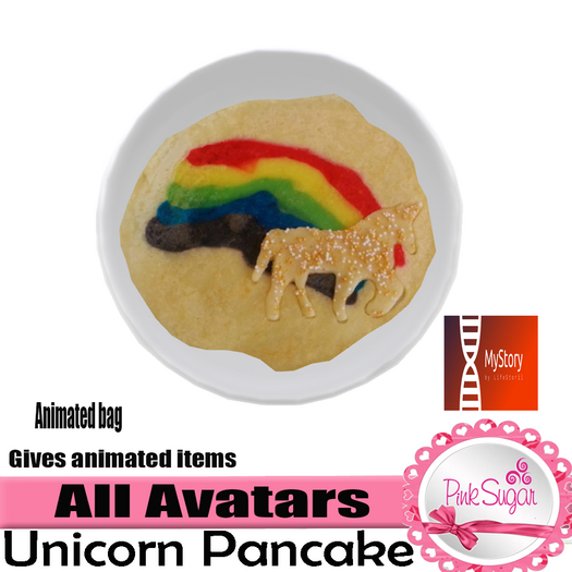 PS MyStory Unicorn Pancake Plate