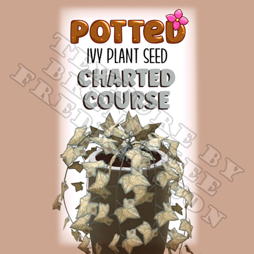 Potted: Ivy Plant Seed: Charted Course (ACTUAL PLANT SEED)