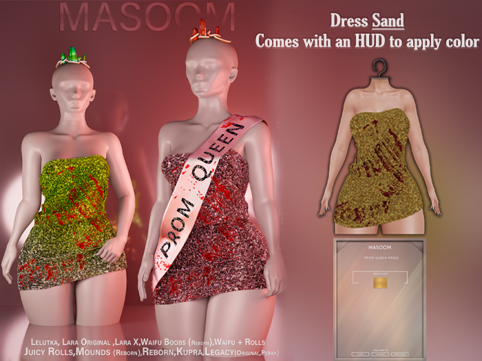 [[ Masoom ]] Prom Queen Dress - Sand