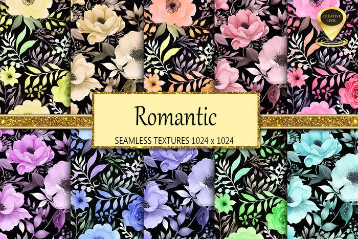 Romantic Seamless Textures Creative Idol