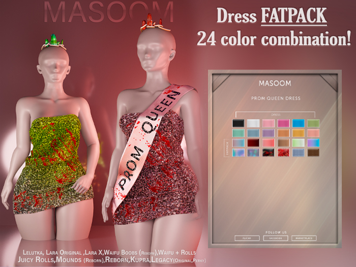 [[ Masoom ]] Prom Queen Kleid - Fatpack