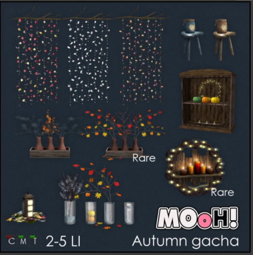 MOoH! Autumn branch curtain noon 3LI