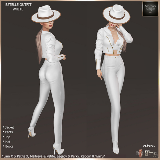 SAS - Estelle White Outfit (LaraX & MB) 