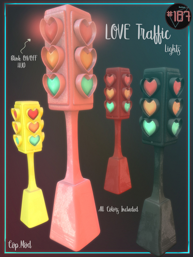#187# Love Traffic Lights