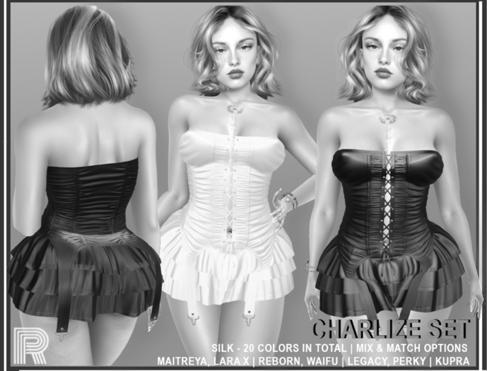 :: RUE :: Charlize Outfit [Silk] DEMO (add me to unpack)