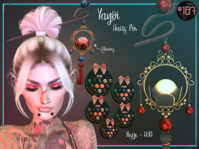 #187# Yayoi Hairs Pin