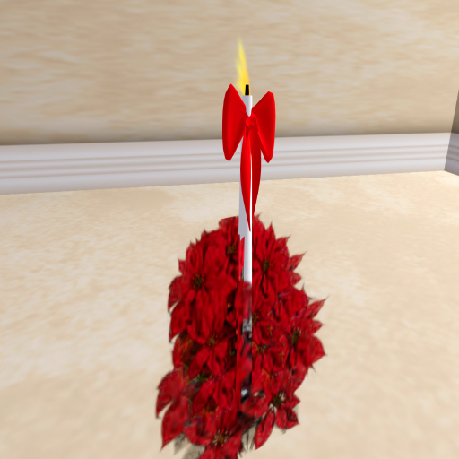 Poinsetta Centerpiece Mesh
