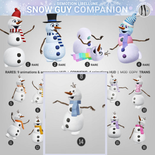 SEmotion Libellune Snow Guy Animesh COMMON 14