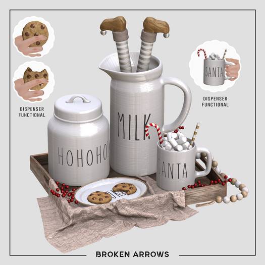 BROKEN ARROWS - Santa's Tray - Gold