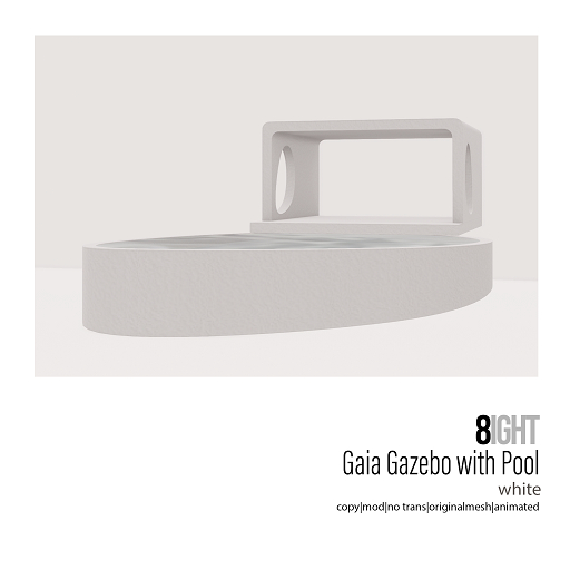 8 Gaia Gazebo with Pool