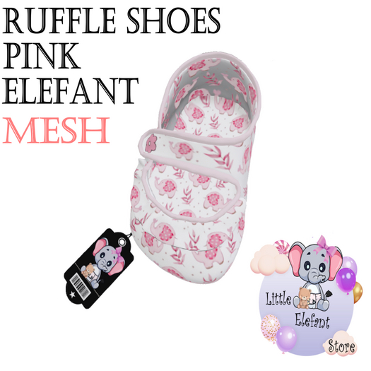 Ruffle Shoes Pink Elefant - Mesh Resizing L-R 
