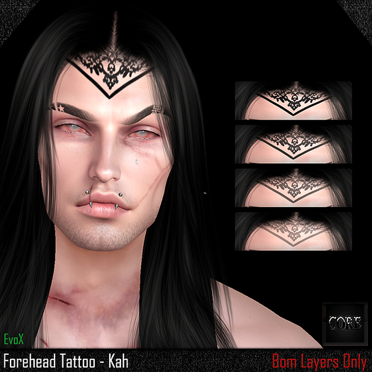 ::: Core ::: Forehead Tattoo - Kah (EvoX)