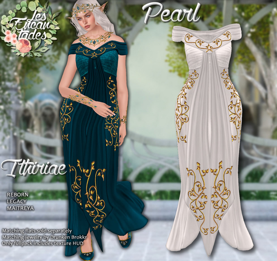 *LE* Ithiriae Pearl - Elven gown