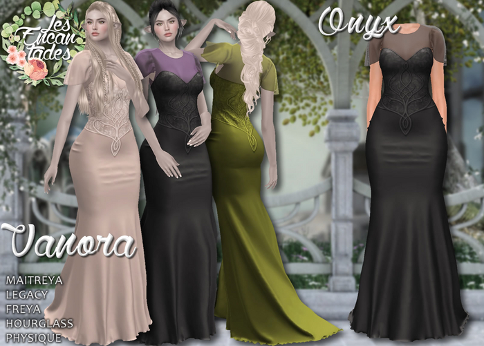 *LE* Vanora Onyx - Elven gown