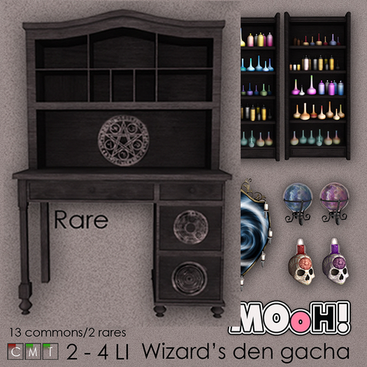 9. MOoH! Wizard cabinet 4LI RARE