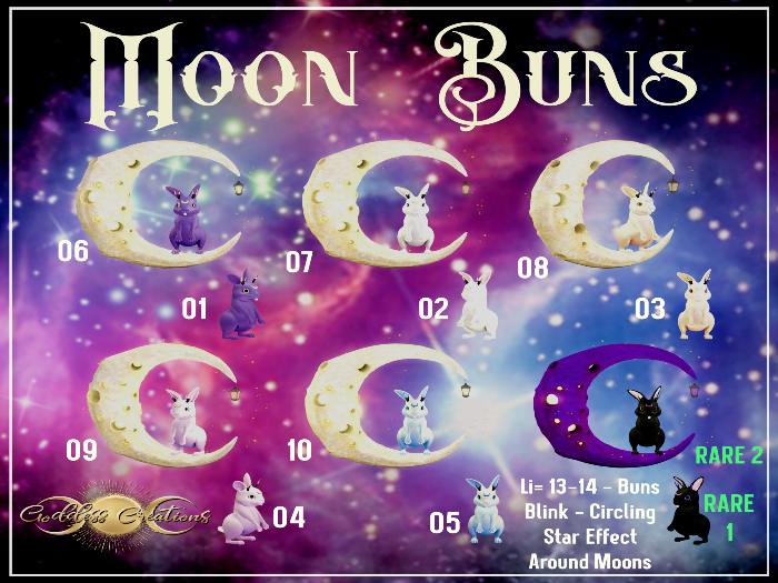 32 )O( GC: Moon Buns Set RARE 2