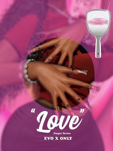 Love Finger Tattoo
