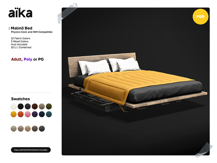 aika - Malmo Bed - PG (add)