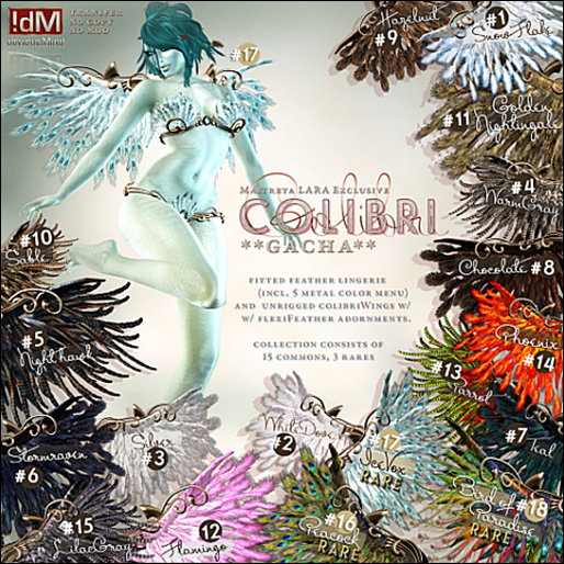 17 RARE !dM Colibri **ICE VOX** (BOX LARA)