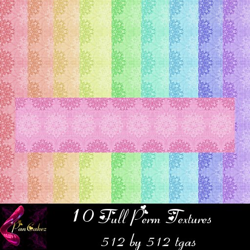 *PCz* Pretty Ribbon Textures