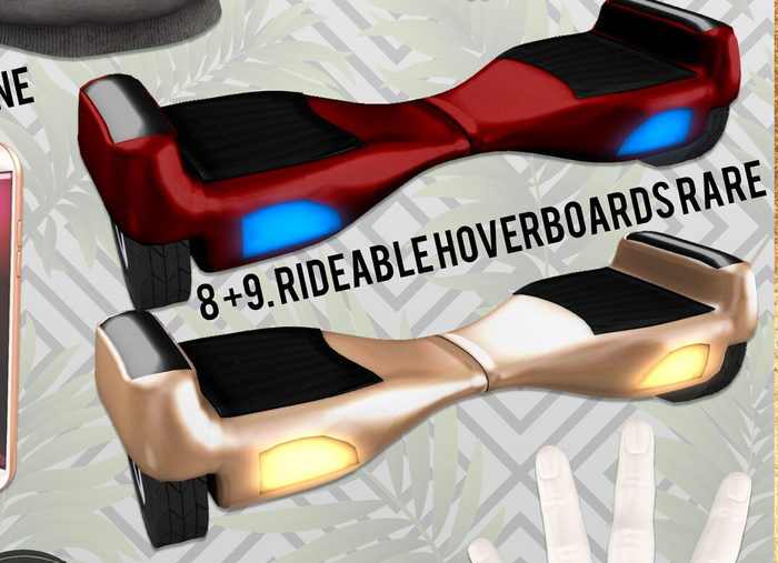 Peaches 'N Cream -  'Ride Wit Me'  Hoverboard - Gold - RARE