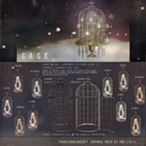 {anc} cage. decor {darks} 8Li RARE