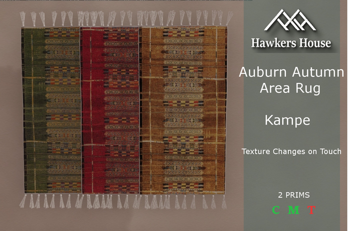 *HH* Auburn Autumn Area Rug Kampe