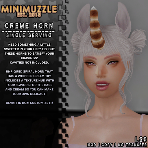.:MM:. Creme Horn (Single Serve)
