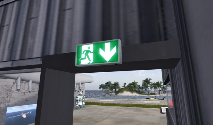 MESH Emergency Exit Sign FULL PERM