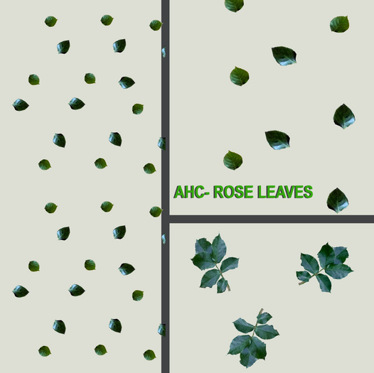AHC- ROSES LEAVES BEDS TEXTURES (ADD TO UNPACK)
