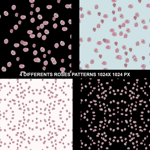 AHC-4 ROSES PATTERN TEXTURES (ADD UNPACK)