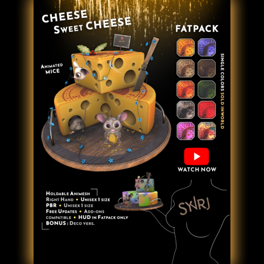 SynRJ ~ Cheese sweet Cheese ~ Fatpack