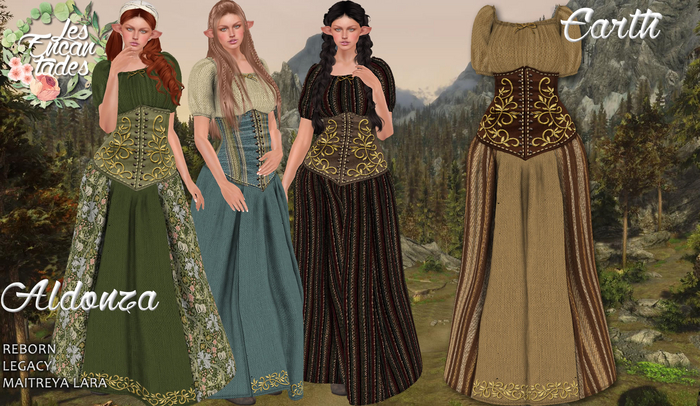 *LE* Aldonza Earth - Medieval Peasant dress