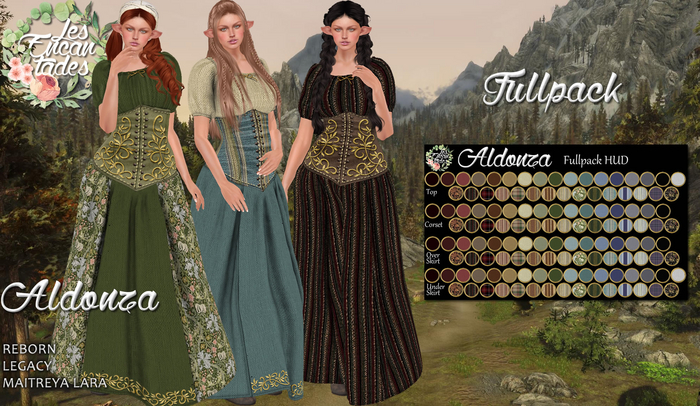 *LE* Aldonza FULLPACK - Medieval Peasant dress