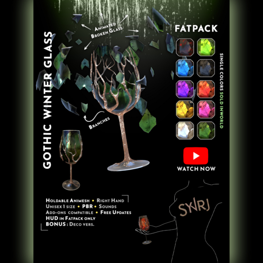 SynRJ ~ Gothic Winter Glass ~ Fatpack