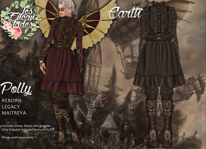 *LE* Polly Earth - Steampunk set