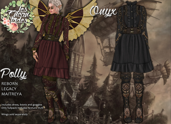 *LE* Polly Onyx - Steampunk set