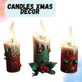 "MB" candles xmas