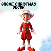 "MB" gnome xmas decor